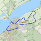 Routekaart Doortraproute Harderwijk