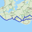 Routekaart rondom Stavoren